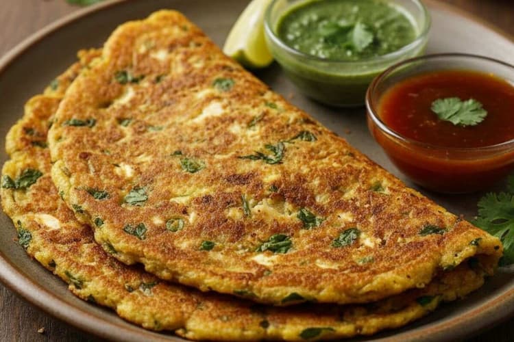 बिना ज्यादा मेहनत के तैयार करें टेस्टी सूजी पनीर चीला