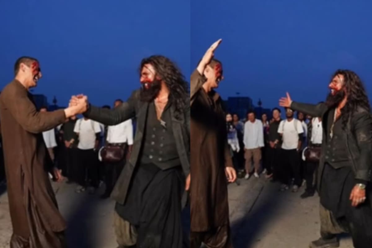 Arjun Rampal- Ranveer Singh BTS photos from Dhurandhar 2