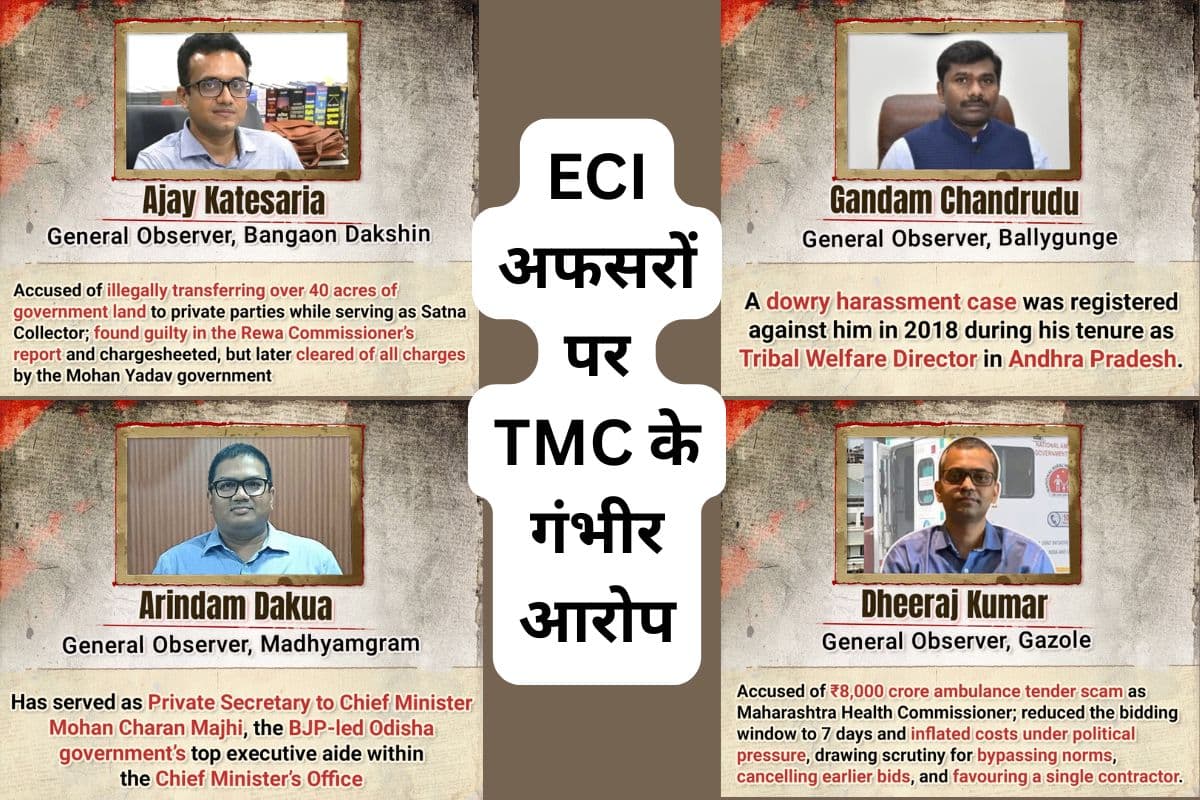 Bengal Election 2026 Observers Controversy TMC Politics Election Commission of India
