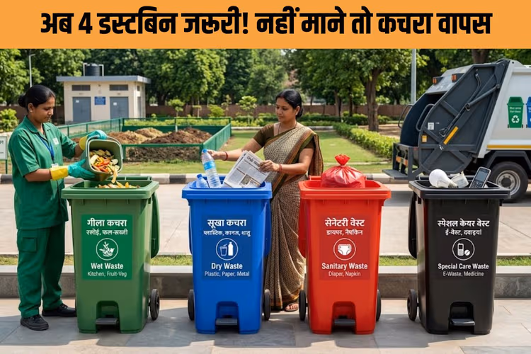 100KG कचरा? तो खुद निपटाओ वर्ना होगी कार्रवाई, नहीं छांटा तो सफाई बंद! 1 अप्रैल से लागू होगा नियम