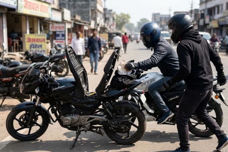 चतरा में बेखौफ अपराधी: नाश्ता करने रुका शख्स और पलक झपकते बाइक की डिक्की से उड़ा लिये 6 लाख