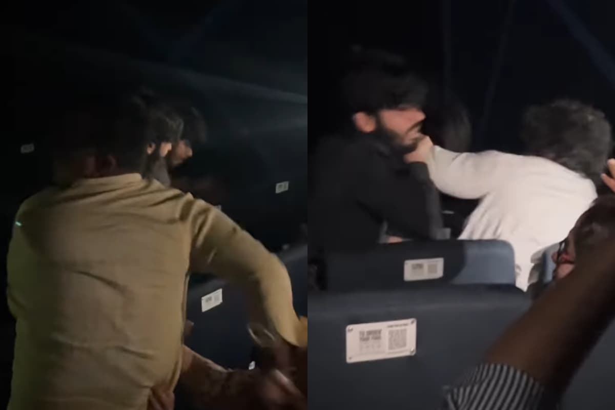 Dhurandhar 2 theatre fight viral video ranveer singh movie audience clash Dhurandhar 2 theatre fight viral video ranveer singh movie audience clash