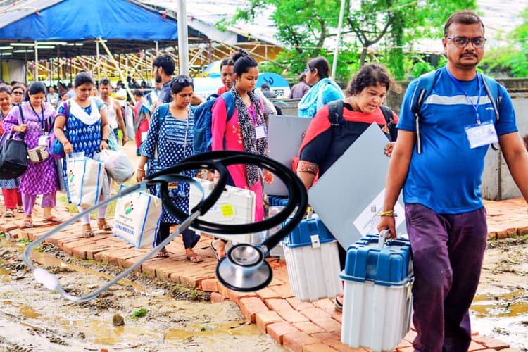 बंगाल चुनाव 2026: डॉक्टरों को इलेक्शन ड्यूटी पर विवाद, स्वास्थ्य सेवाओं पर असर की आशंका