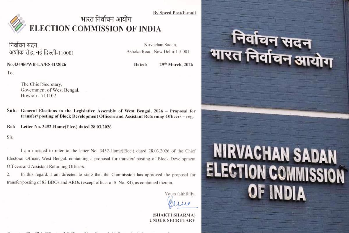 Election Commission transferred 83 BDO in bengal