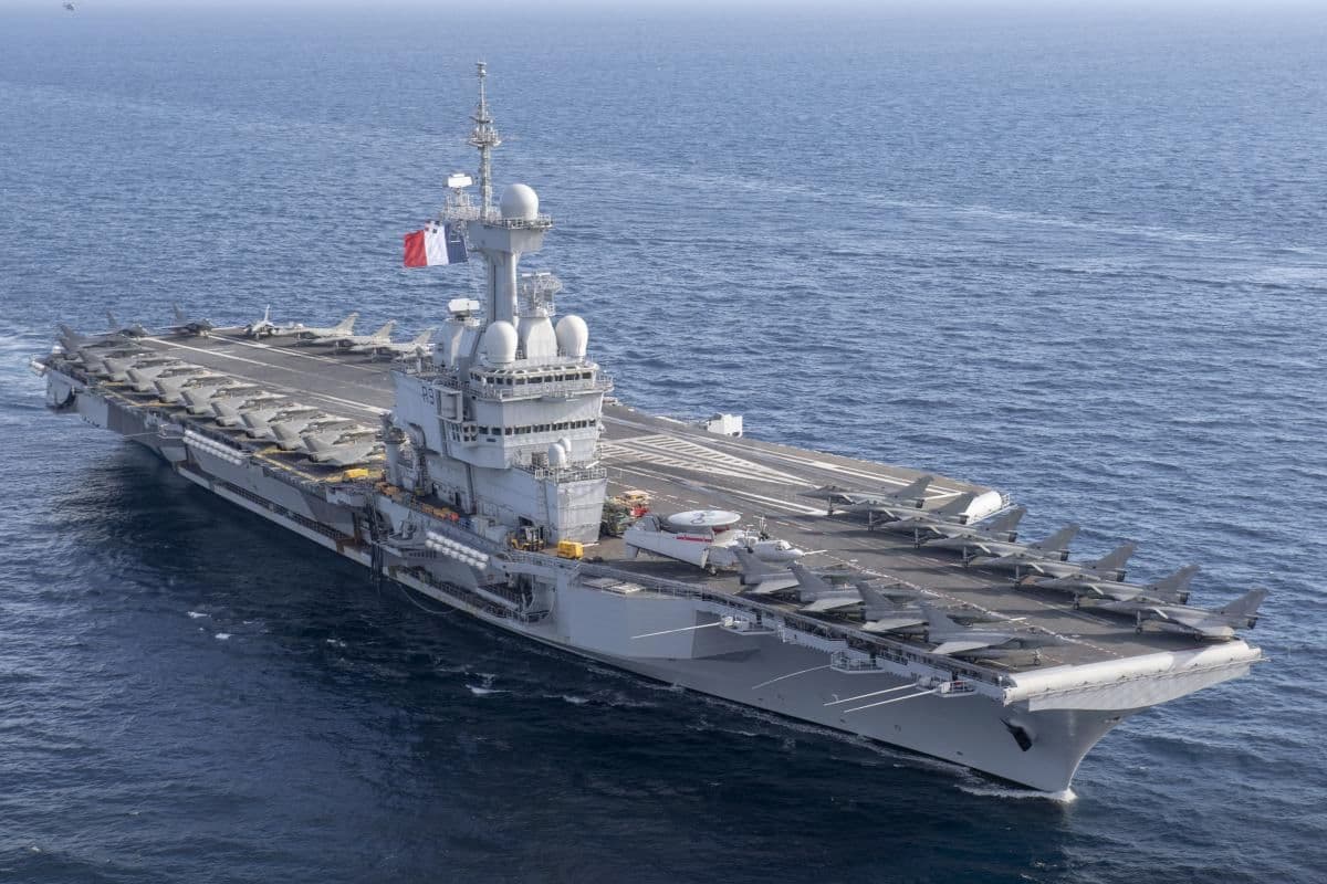 French Aircraft Carrier Charles de Gaulles location leak