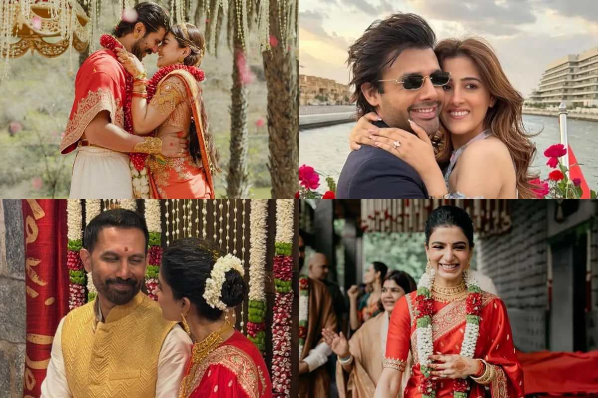 Holi 2026 bollywood celebs first holi after marriage 2026 vijay rashmika samantha nupur