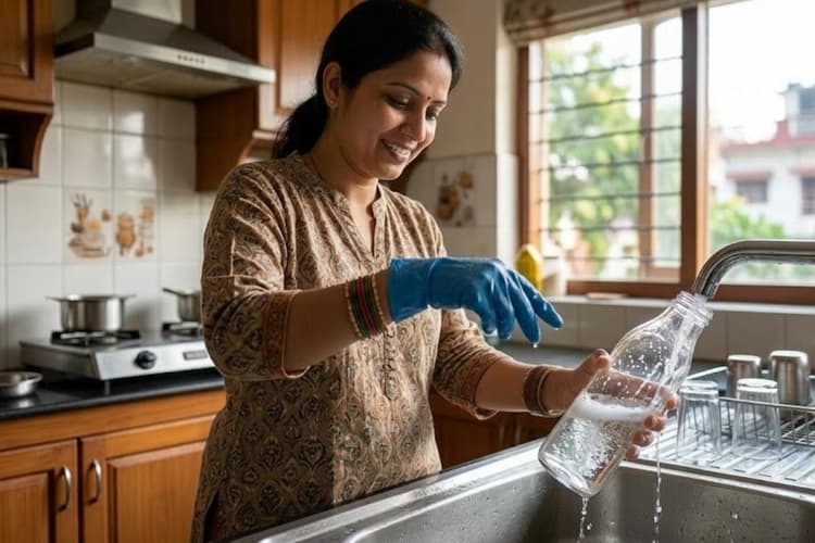 क्रिएटर शशांक के टिप्स करें कांच के बोतल आसानी से साफ