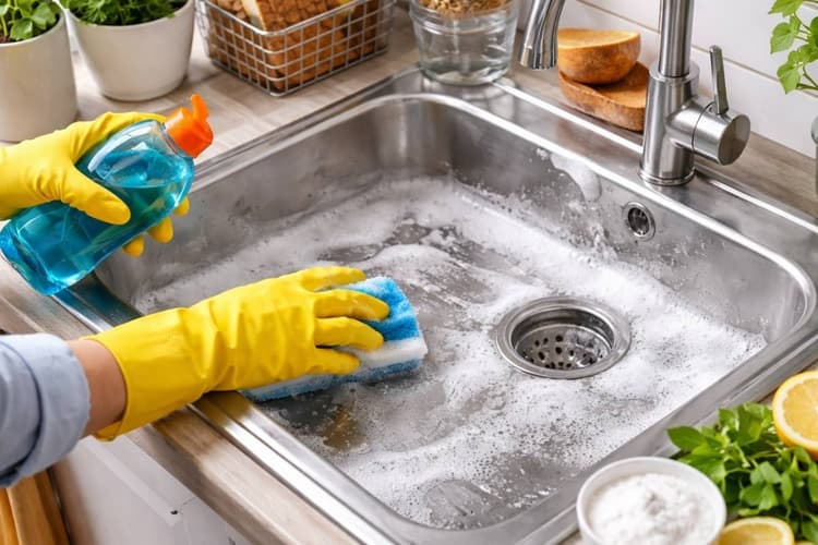 किचन सिंक साफ करने के लिए अपनाएं क्रिएटर शशांक के टिप्स