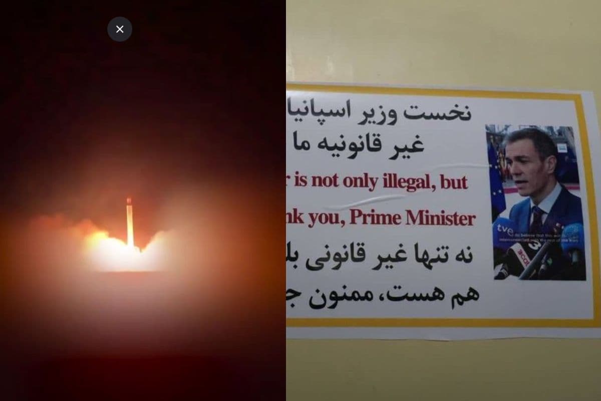 Iran Missiles spain pm pedro sanchez no to war israel conflict