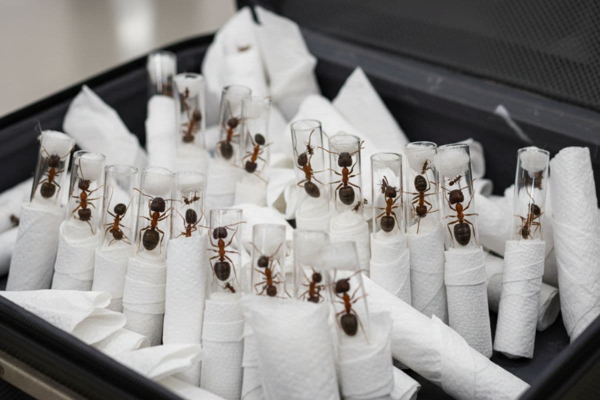 Kenya Airport Smuggling Queen Ants chinese man arrested