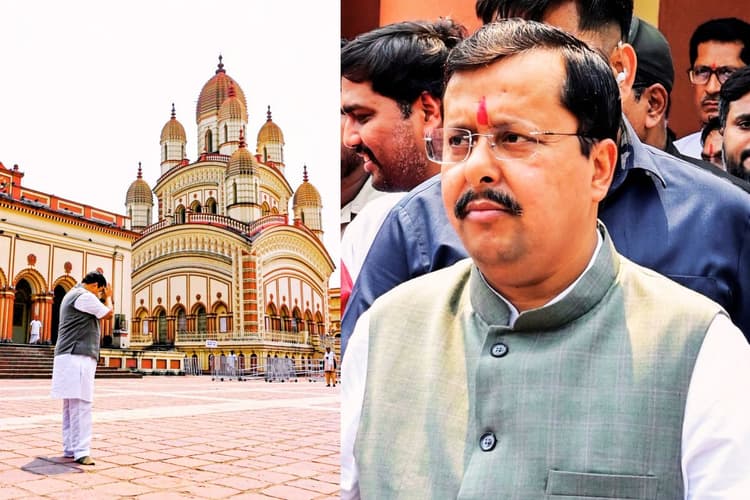 बंगाल में नमाज की आजादी, पूजा के लिए कोर्ट के चक्कर, दक्षिणेश्वर से नितिन नबीन का ममता बनर्जी सरकार पर वार