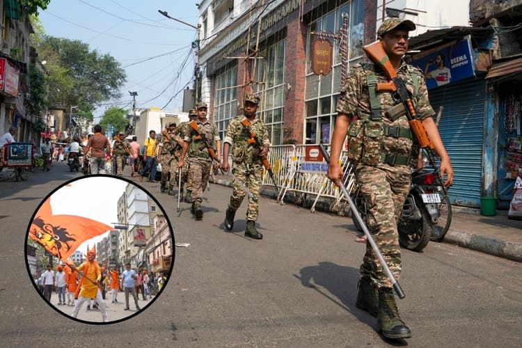 गाना बजाने को लेकर विवाद, बंगाल में रामनवमी की शोभायात्रा के दौरान पत्थरबाजी