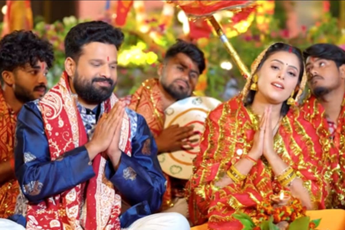 Ritesh Pandey New Navratri Gaana Bhogwa Lagawa Bhavani