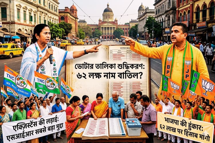 एसआईआर में कई अहम मुद्दे बेअसर, तृणमूल-भाजपा के लिए अस्तित्व की लड़ाई