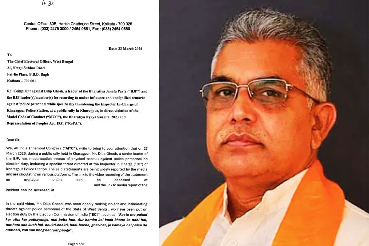 पुलिस पर हमला करेंगे… वाले Video से हड़कंप, दिलीप घोष के खिलाफ चुनाव आयोग पहुंची TMC