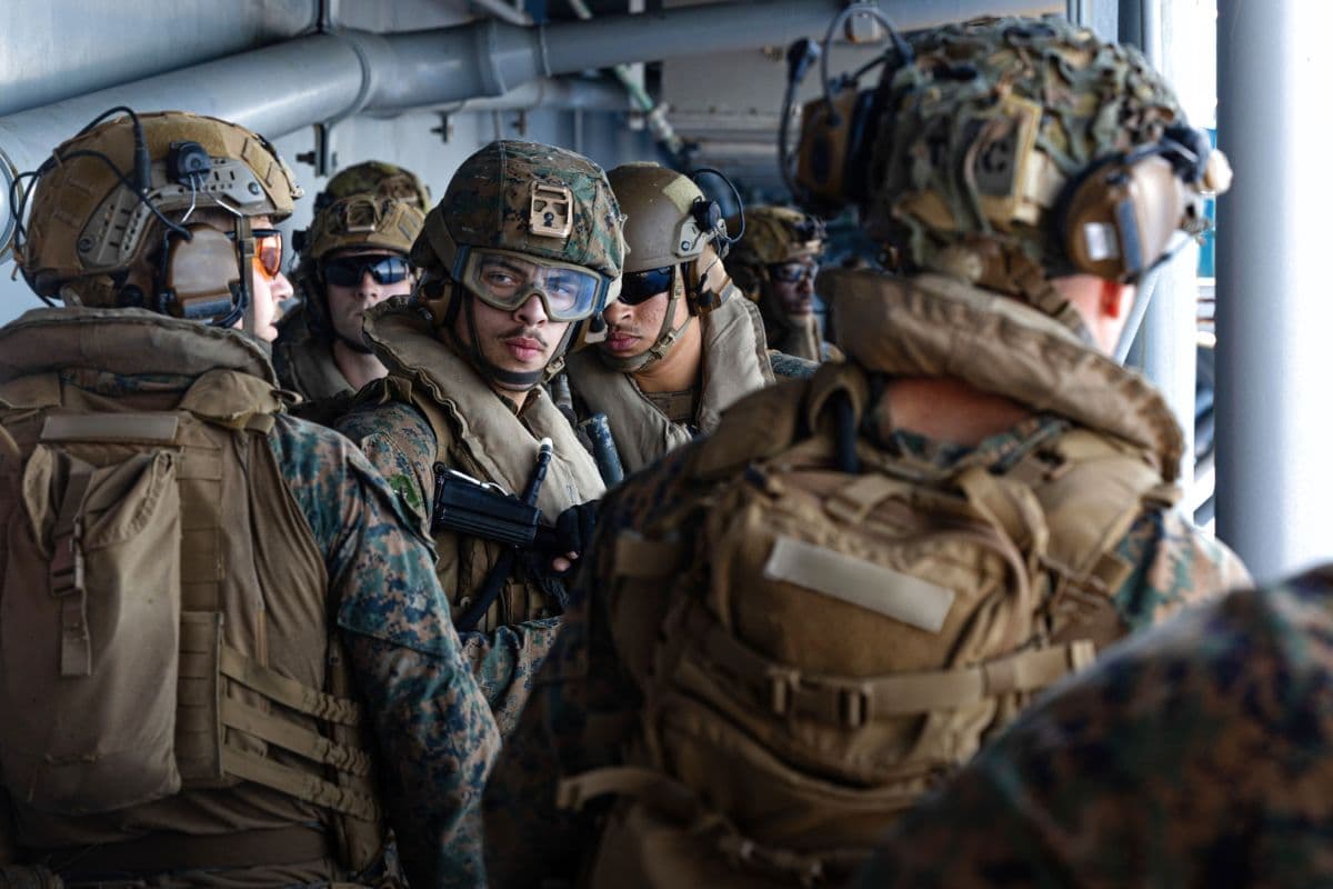 USS Tripoli Marines Deployment us iran conflict