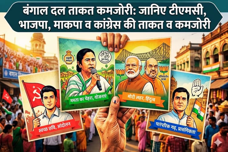 बंगाल का रण : ममता बनर्जी की हैट्रिक रोक पायेगी भाजपा? चारों दलों की ताकत और कमजोरी पर पूरी रिपोर्ट