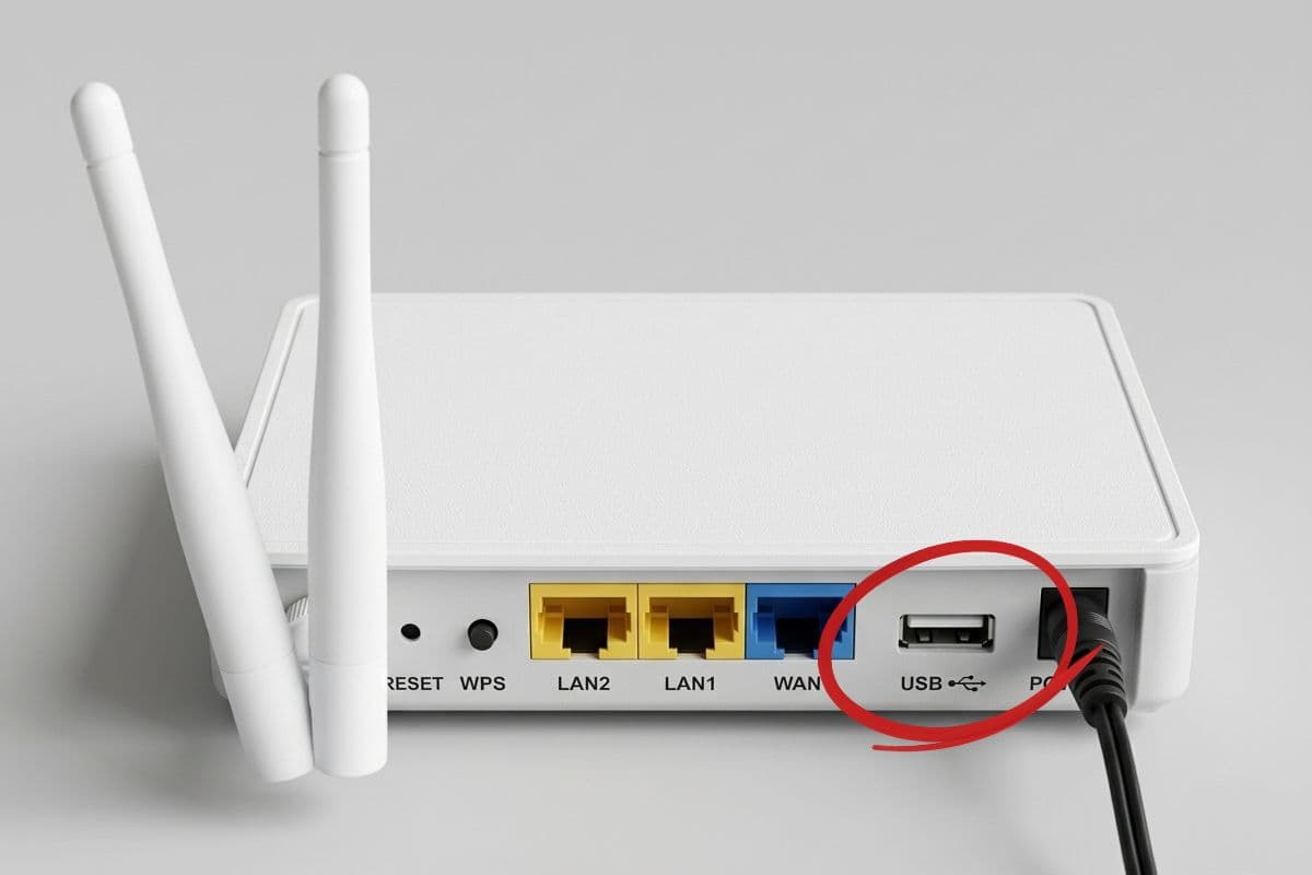 WiFi Router USB Port WiFi Router USB Port