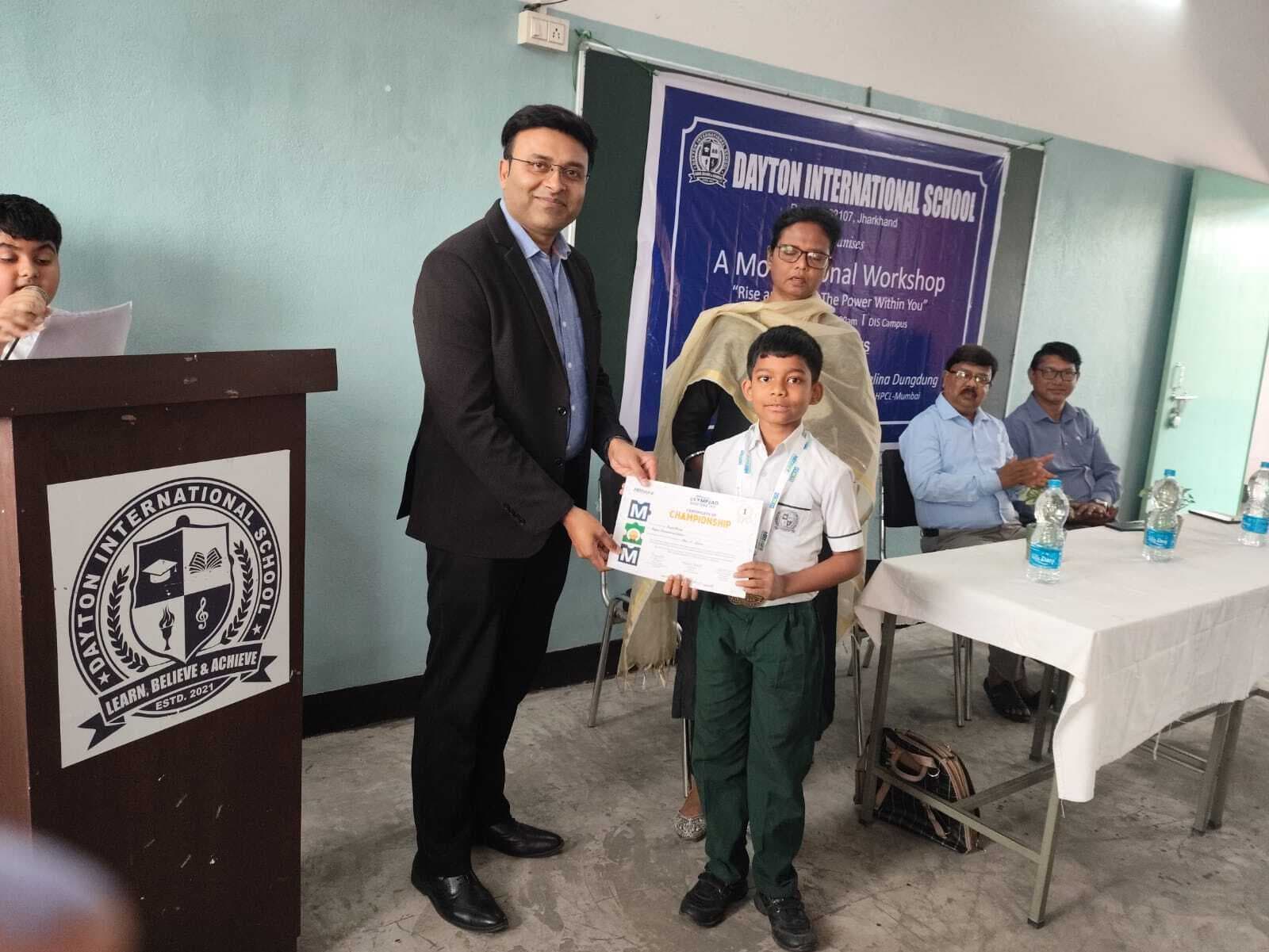 Jamshedpur News : डेटन इंटरनेशनल स्कूल में मोटिवेशनल वर्कशॉप आयोजित