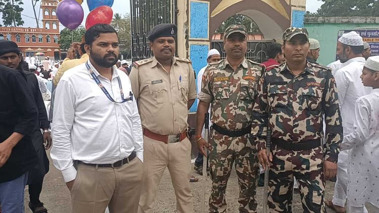 ईद को ले सुरक्षा के थे पुख्ता इंतजाम