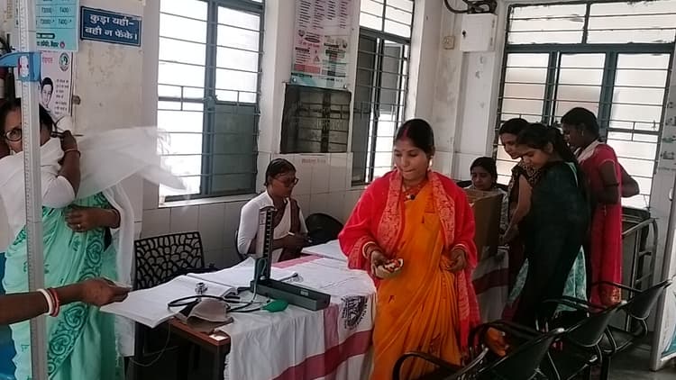 सूर्यगढ़ा में 47 गर्भवती महिलाओं की हुई स्वास्थ्य जांच