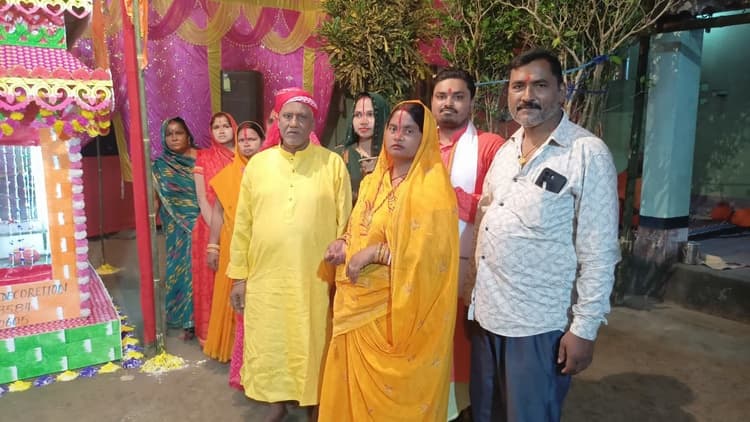 विधिवत पूजा-अर्चना के बाद संपन्न हुआ चैती नवरात्रि