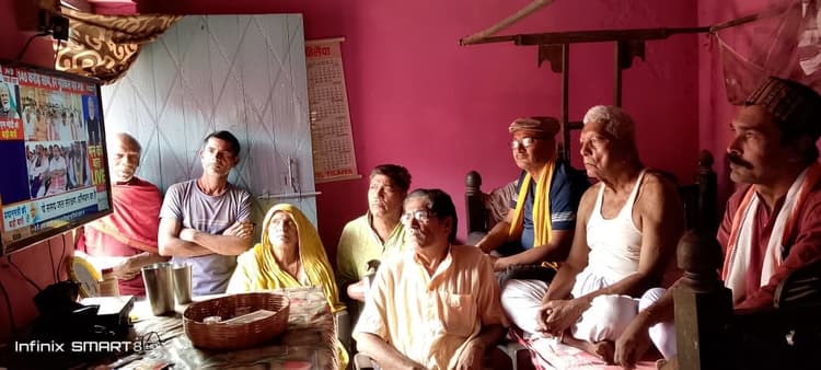 बुधामा में लोगों ने सुनी प्रधानमंत्री की मन की बात