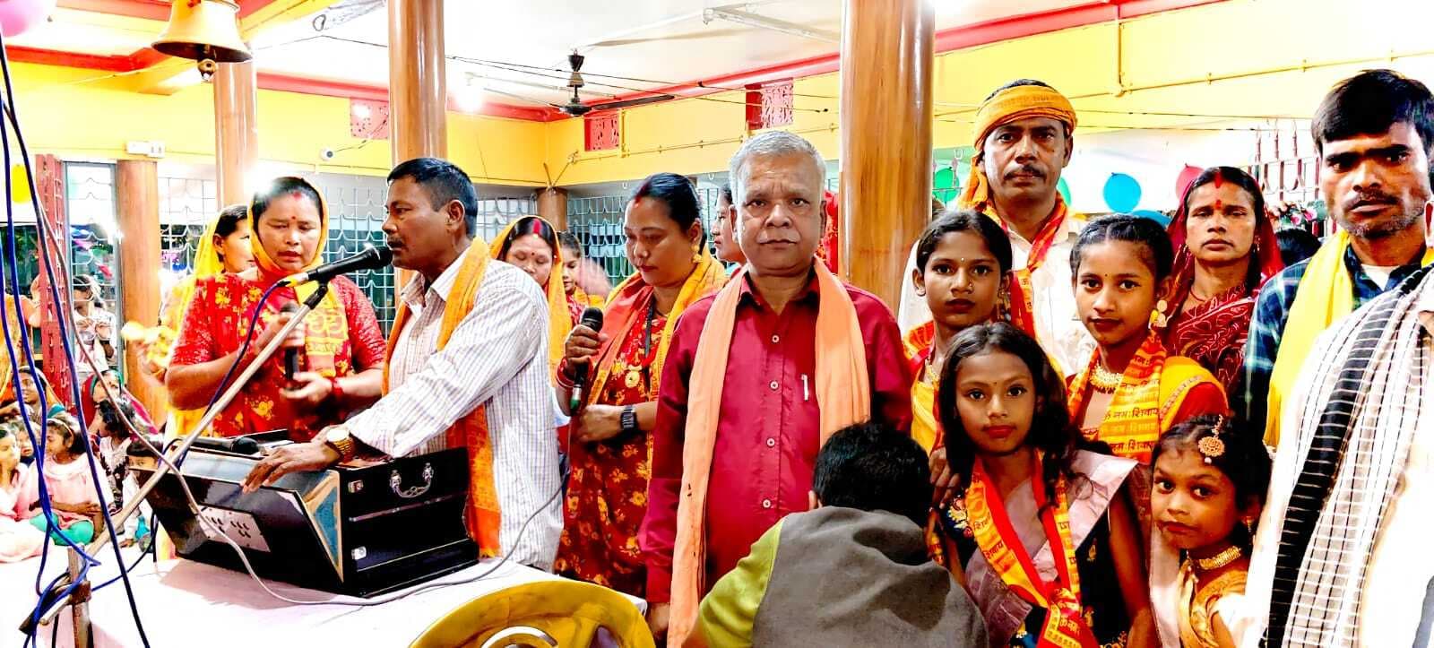 अष्टयाम संकीर्तन का समापन