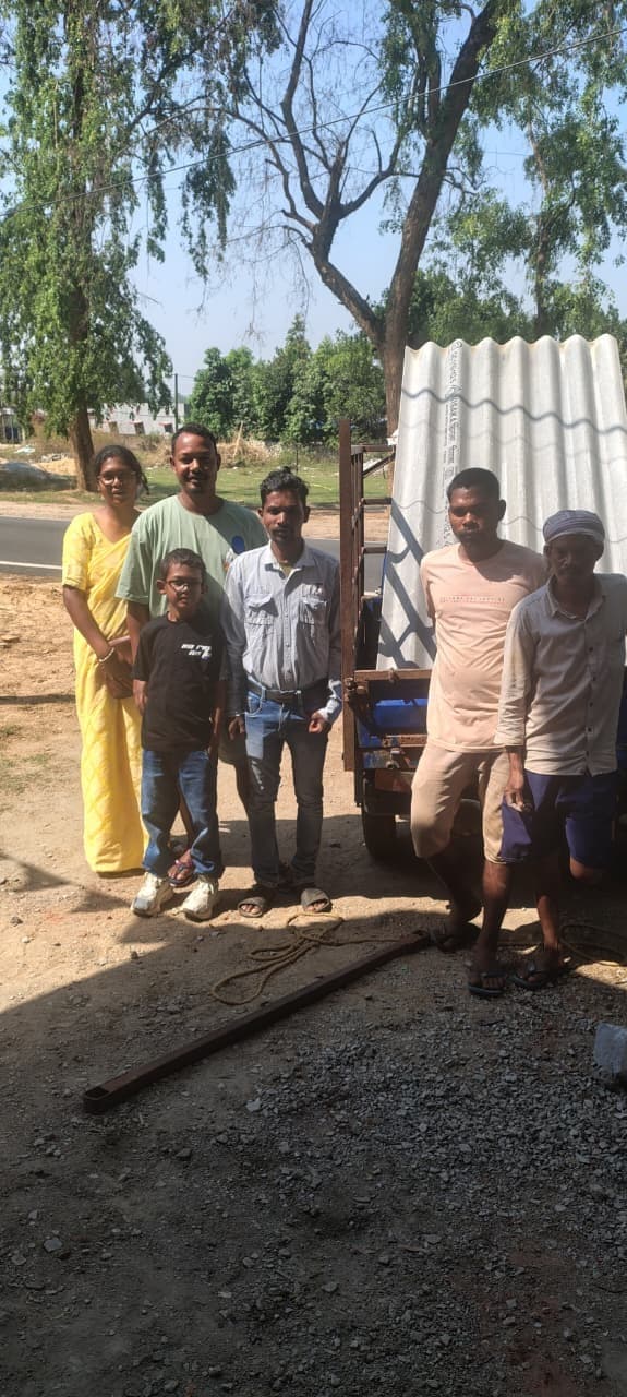 विधायक प्रतिनिधि ने दिलाया एसबेस्टस