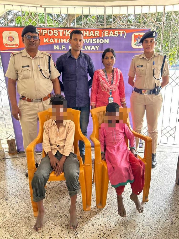 आरपीएफ ने दो नाबालिग बच्चों को रेस्क्यू कर चाइल्ड लाइन को किया सुपुर्द