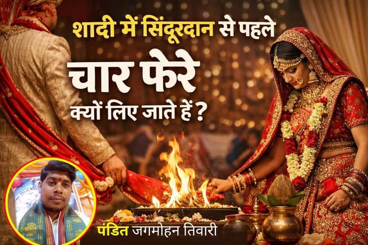 शादी में सिंदूरदान से पहले चार फेरे क्यों लिए जाते हैं? जानें धार्मिक और सांस्कृतिक महत्व