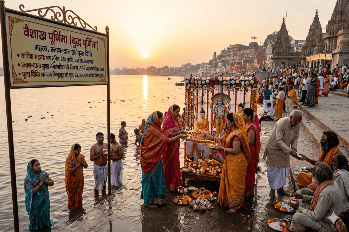 वैशाख पूर्णिमा कब है, जानिए पूजा विधि और स्नान-दान का धार्मिक महत्व