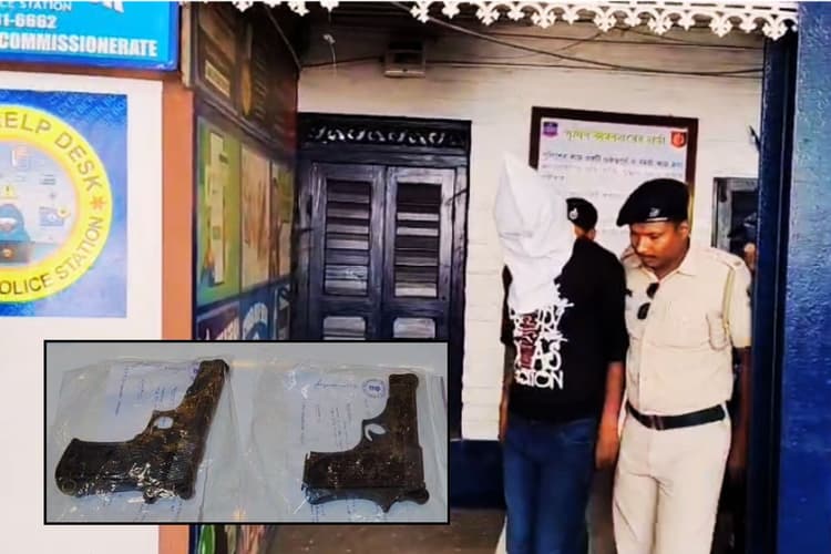 भाटपाड़ा हिंसा : भाजपा कार्यकर्ता के घर हमला करने वाला मुख्य आरोपी 5 पिस्टल और कारतूस के साथ गिरफ्तार