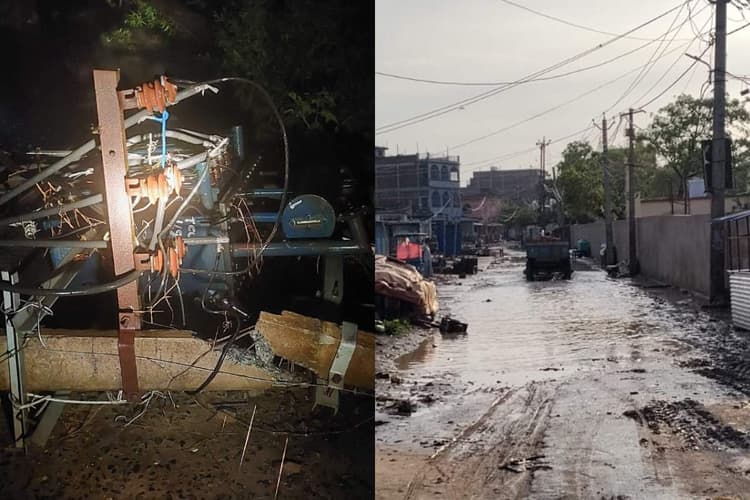 Darbhanga Weather: तेज आंधी-बारिश से दरभंगा में बिजली ठप, चिरैया में बुजुर्ग की मौत