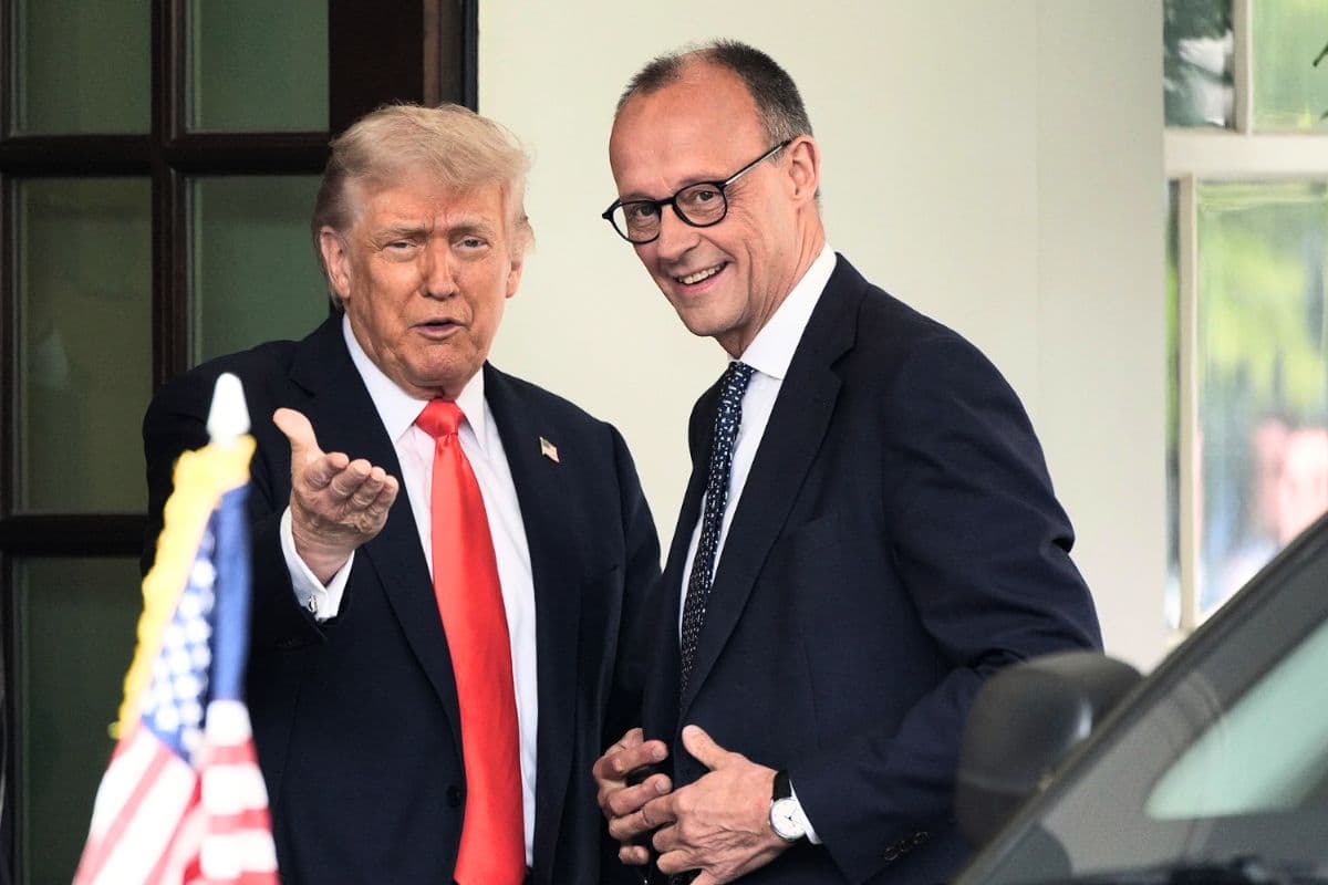 Donald Trump Slams German Chancellor Iran Nuclear Threat