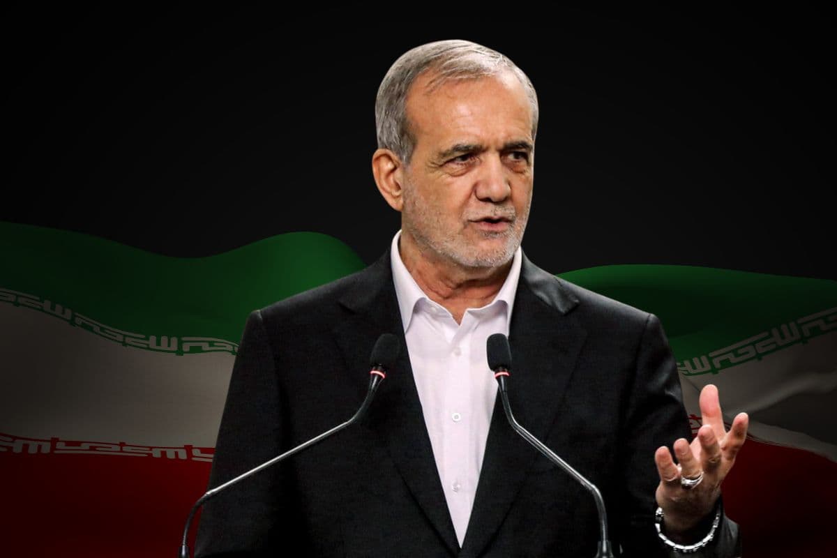 Iran President Pezeshkian Claim us israel retreat war