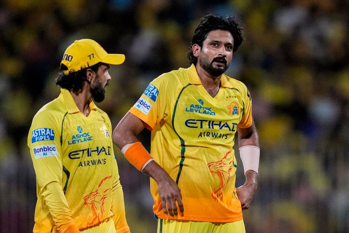 Khaleel Ahmed with Ruturaj Gaikwad Khaleel Ahmed with Ruturaj Gaikwad
