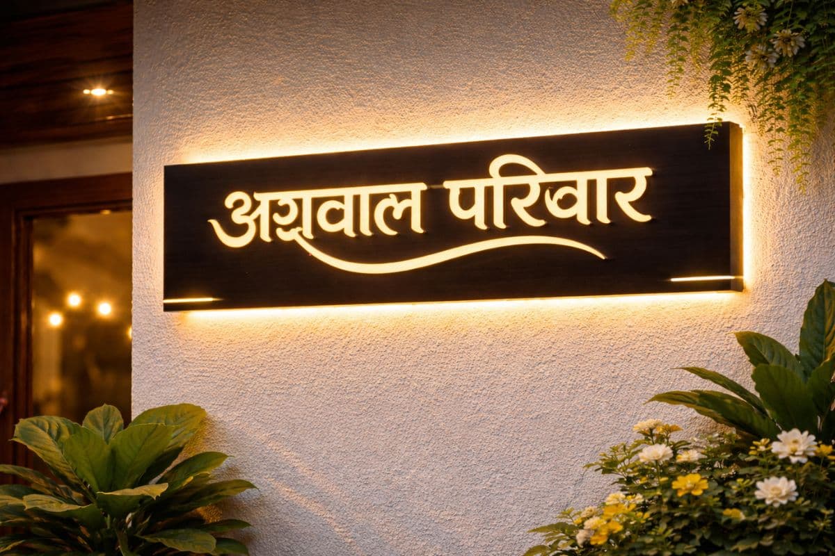 LED name plate