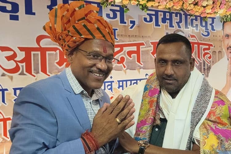 सरायकेला के नवनिर्वाचित अध्यक्ष मनोज कुमार चौधरी का जमशेदपुर मारवाड़ी समाज ने किया स्वागत