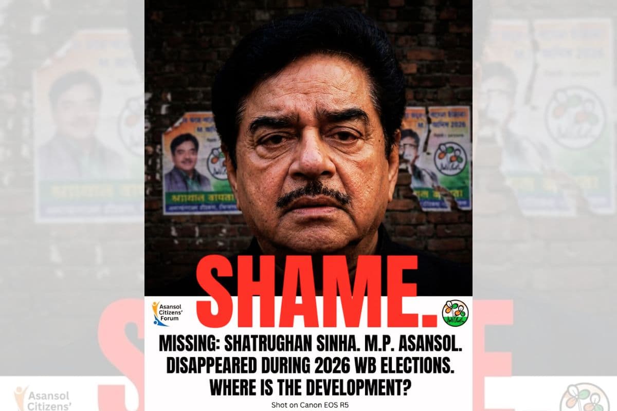 Shatrughan Sinha Missing Posters West Bengal Election 2026 Asansol News Shatrughan Sinha Missing Posters West Bengal Election 2026 Asansol News