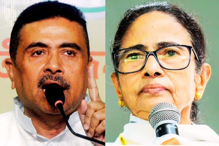 भवानीपुर में दंगल से पहले बवाल, शुभेंदु और ममता के समर्थक भिड़े, कालीघाट में ‘जय श्रीराम’ बनाम ‘जय बांग्ला’