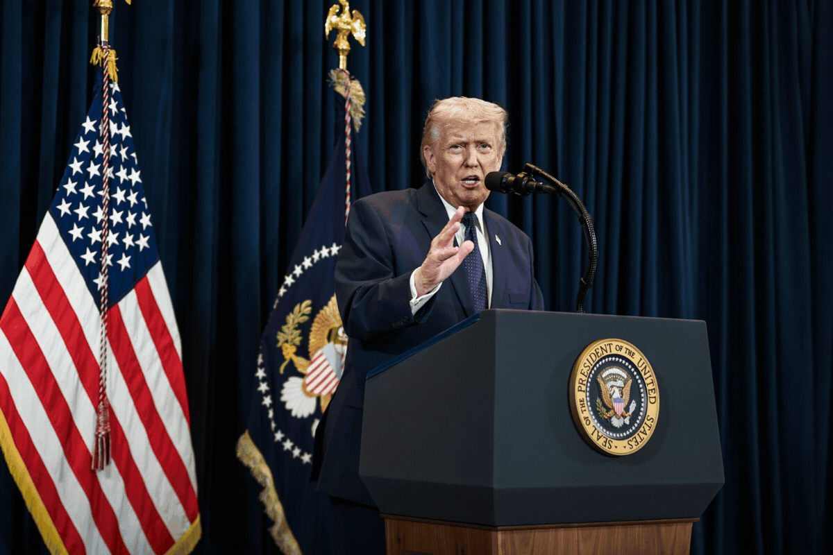 Trump claims iran divided leaders respond with unity message