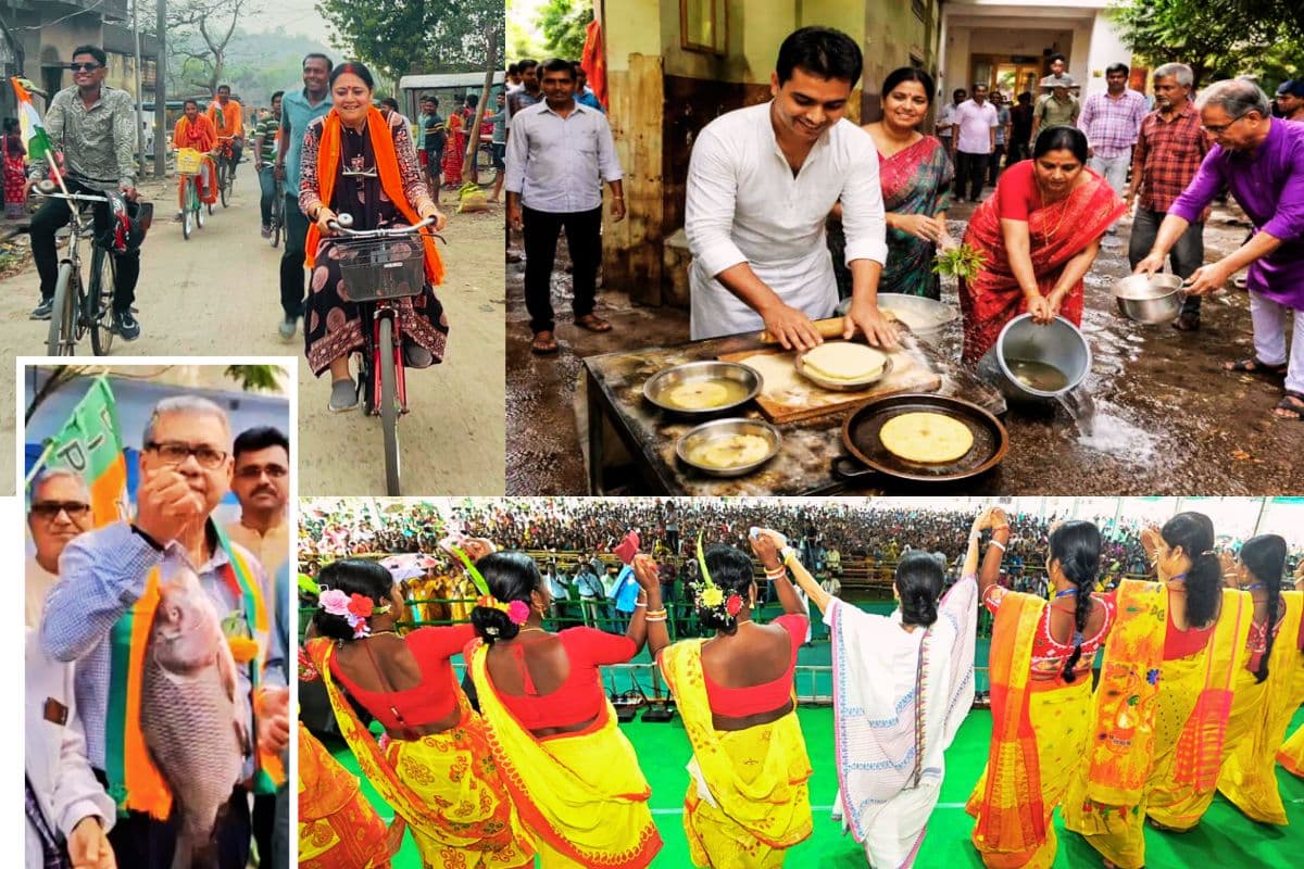 चुनाव या ‘बंगाल गॉट टैलेंट’? कोई तल रहा पकौड़े, कोई मांज रहा बर्तन, वोटर को रिझाने के लिए हो रहे क्या-क्या जतन?
