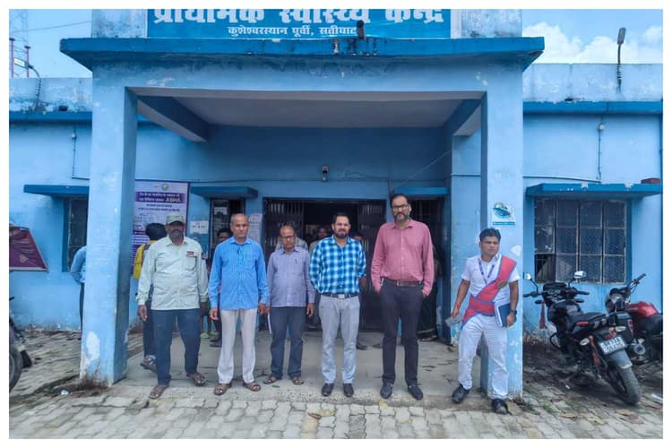 Darbhanga news: दरभंगा में हीट वेव को लेकर प्रशासन अलर्ट, एसडीओ ने पीएचसी का किया निरीक्षण