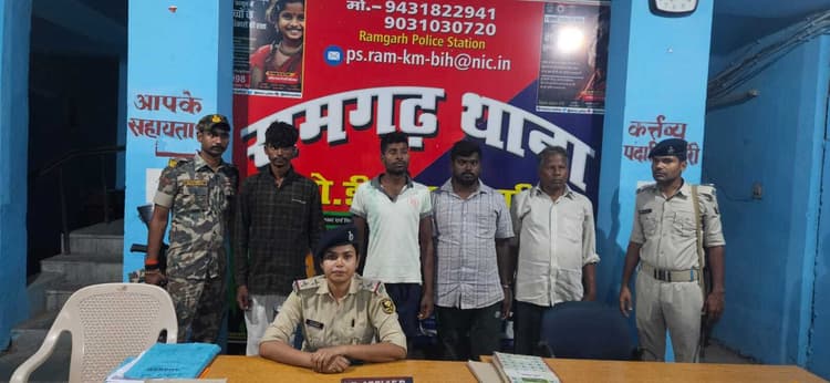 विवाहिता से मारपीट व छेड़खानी के आरोप में देवर व ससुर सहित चार गिरफ्तार