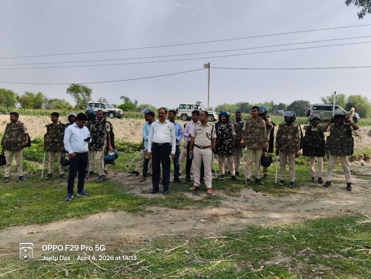 पुलिस पर अतिक्रमणकारियों ने की पत्थरबाजी