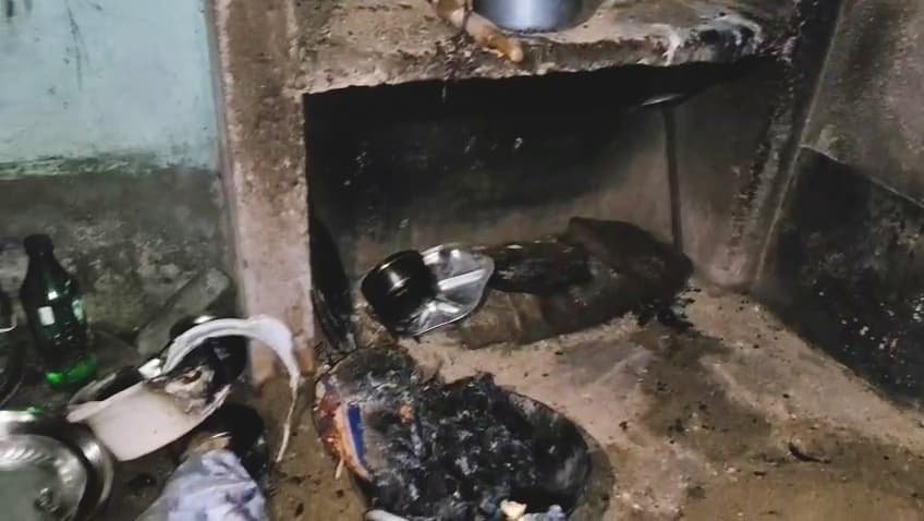 गैस लीकेज से घर में लगी आग, हादसा टला गैस लीकेज से घर में लगी आग, हादसा टला