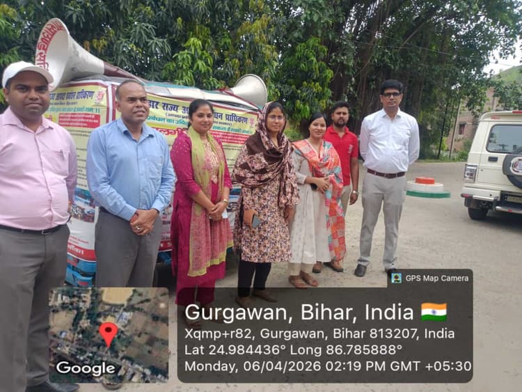 बीडीओ ने जागरुकता रथ को किया रवाना