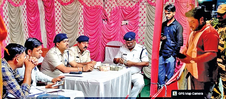 11 दिनों में नाका चेकिंग के दौरान 80.23 लाख रुपये जब्त