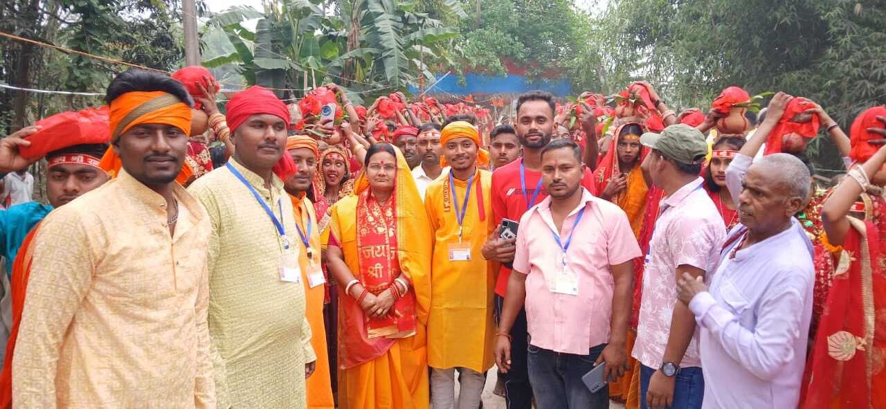 48 घंटे के रामधुन अष्टयाम संकीर्तन का भव्य शुभारंभ